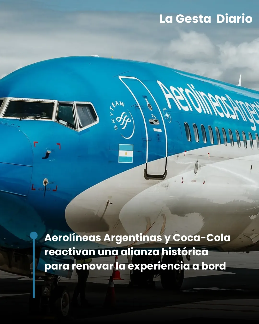 Urgente: Aerolíneas Argentinas y Coca-Cola reactivan una alianza histórica para renovar la experiencia a bordo