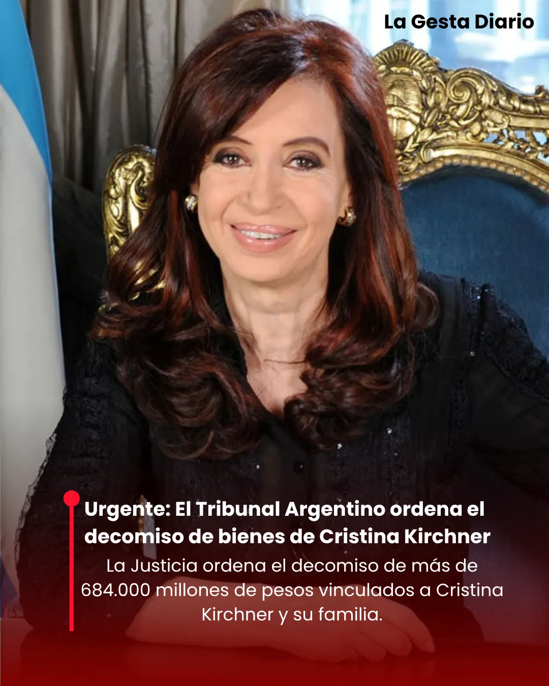 Urgente: El Tribunal ordena el decomiso de bienes de Cristina Kirchner