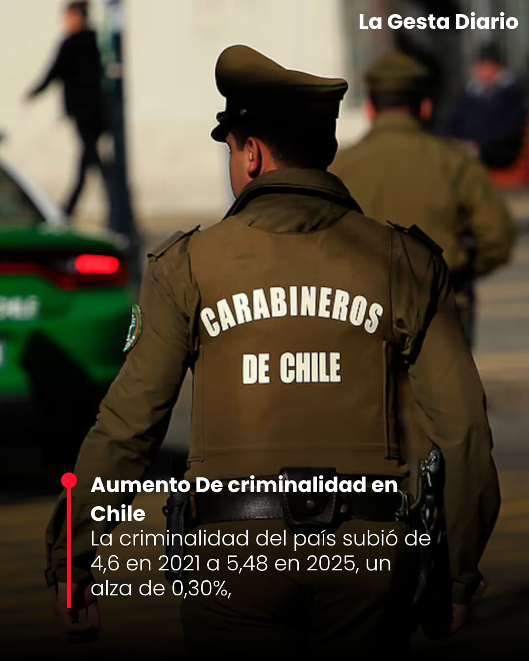 Aumento De criminalidad en Chile