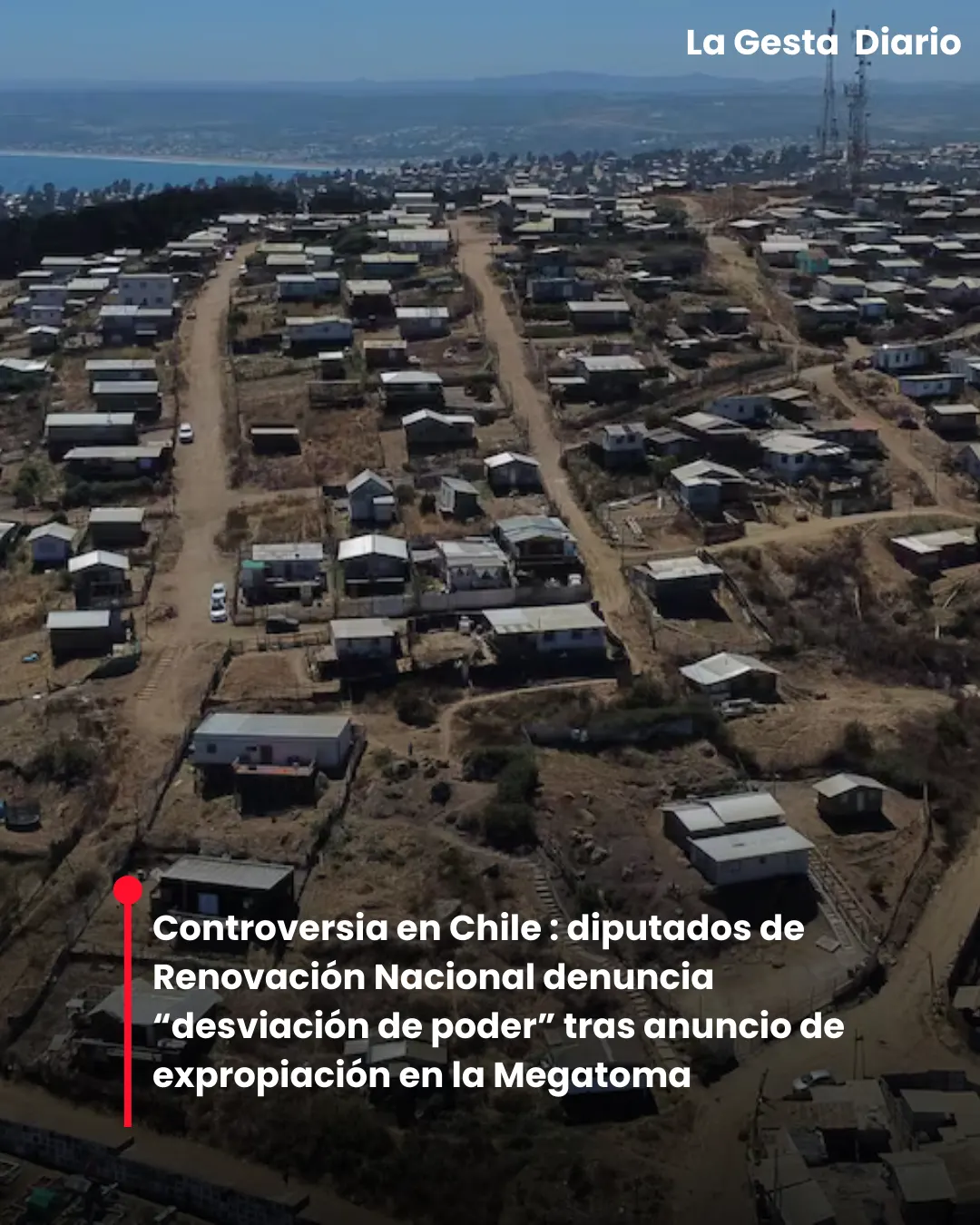 Controversia en San Antonio: RN denuncia “desviación de poder” tras anuncio de expropiación en la Megatoma