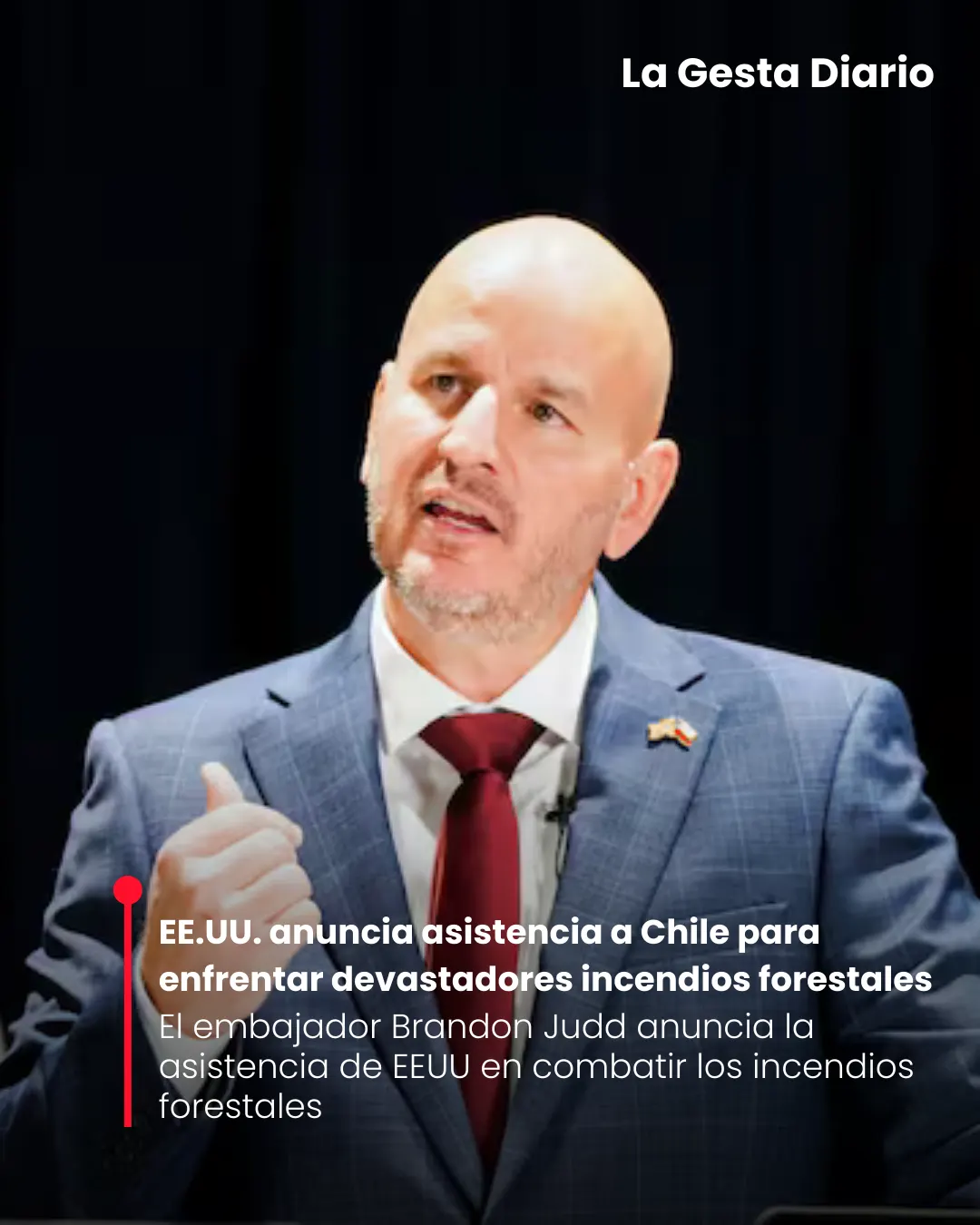 EE.UU. anuncia asistencia a Chile para enfrentar devastadores incendios forestales