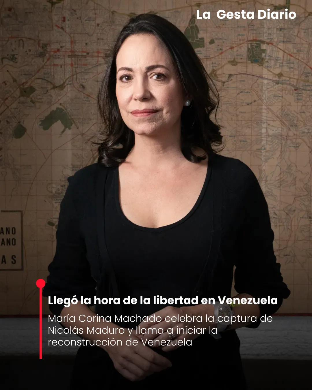 “Llegó la hora de la libertad”: María Corina Machado celebra la captura de Nicolás Maduro y llama a iniciar la reconstrucción de Venezuela