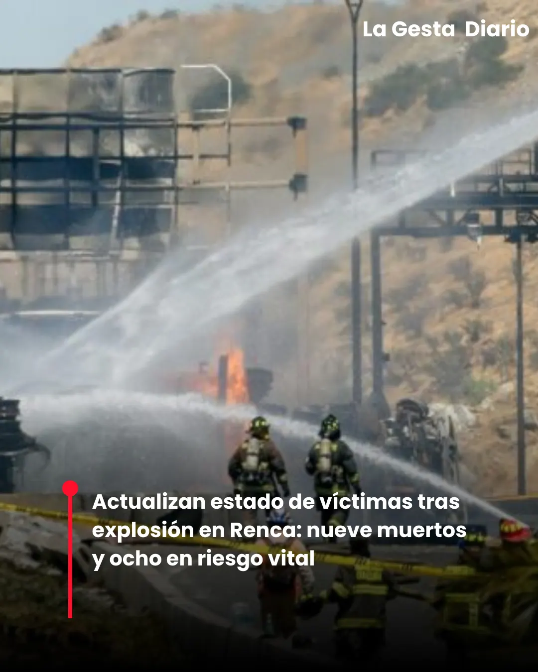 Actualizan estado de víctimas tras explosión en Renca: nueve muertos y ocho en riesgo vital