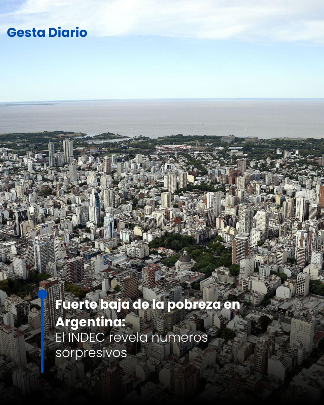 Fuerte baja de la pobreza en Argentina: