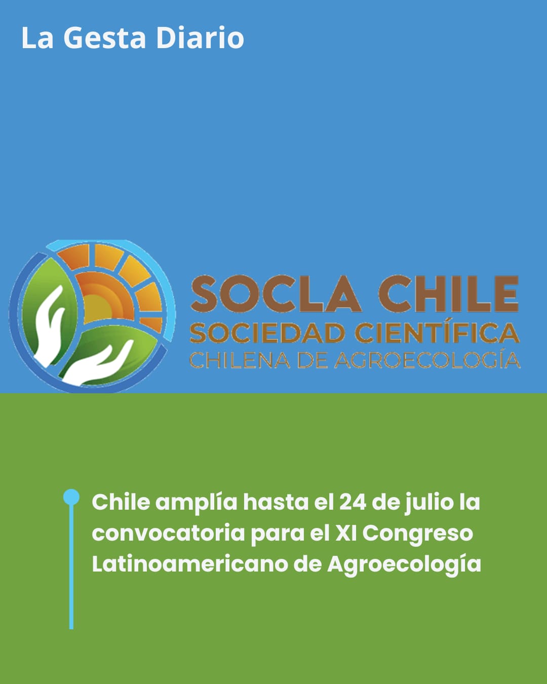 Chile amplía hasta el 24 de julio la convocatoria para el XI Congreso Latinoamericano de Agroecología