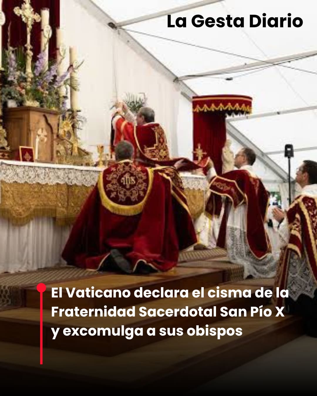 El Vaticano declara el cisma de la Fraternidad Sacerdotal San Pío X y excomulga a sus obispos