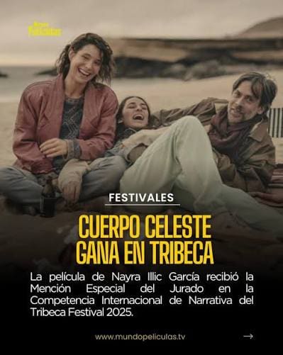 Cuerpo Celeste, producción Chilena vinculada a la directora Nayra Ilic García, forma parte de la Panoramica en Estocolmo
