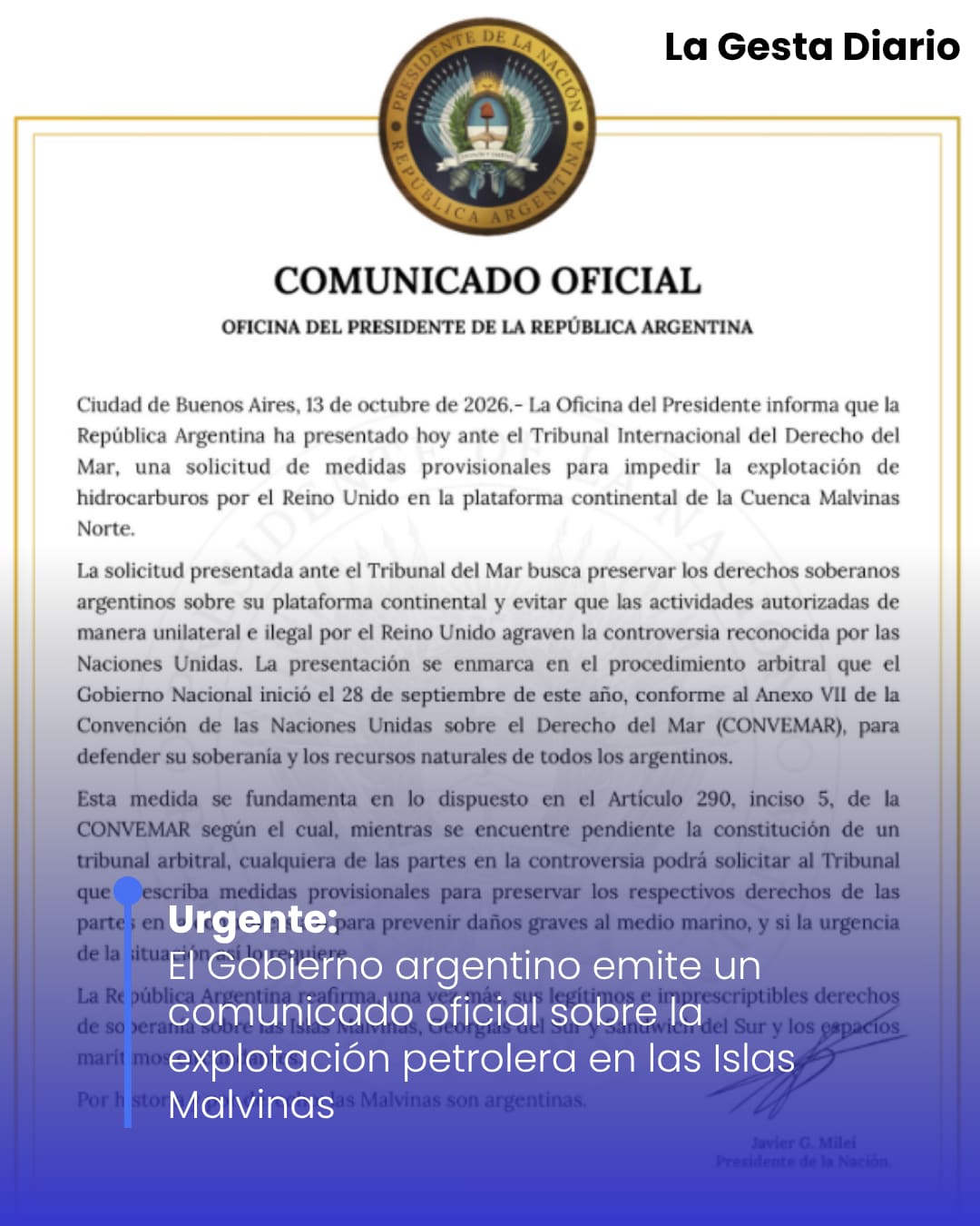 URGENTE