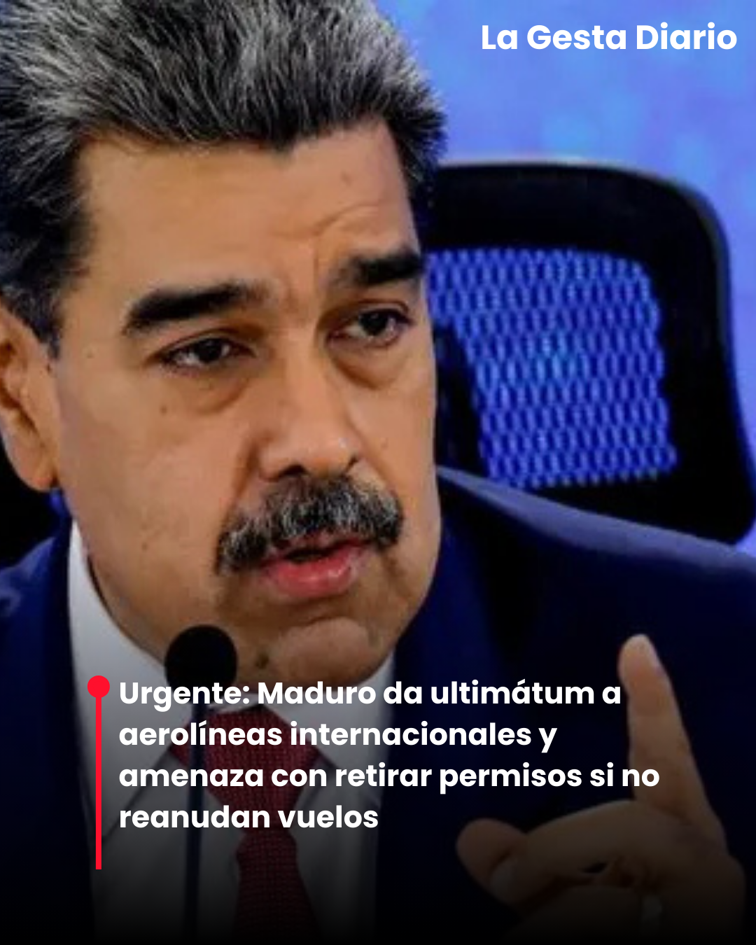Urgente: Maduro da ultimátum a aerolíneas internacionales y amenaza con retirar permisos si no reanudan vu