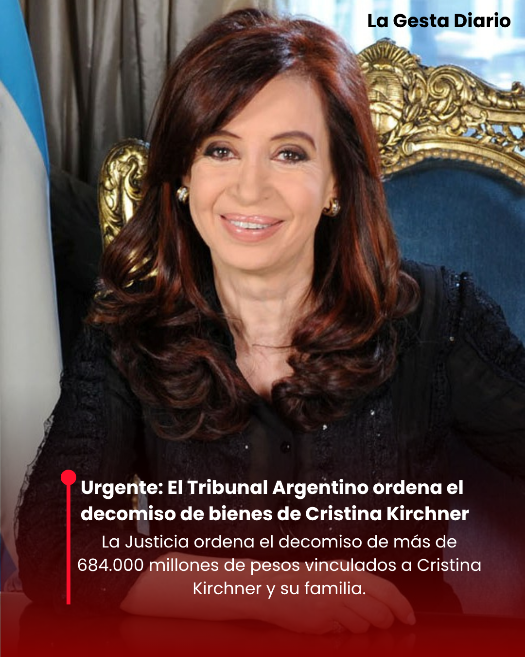 Urgente: El Tribunal ordena el decomiso de bienes de Cristina Kirchner