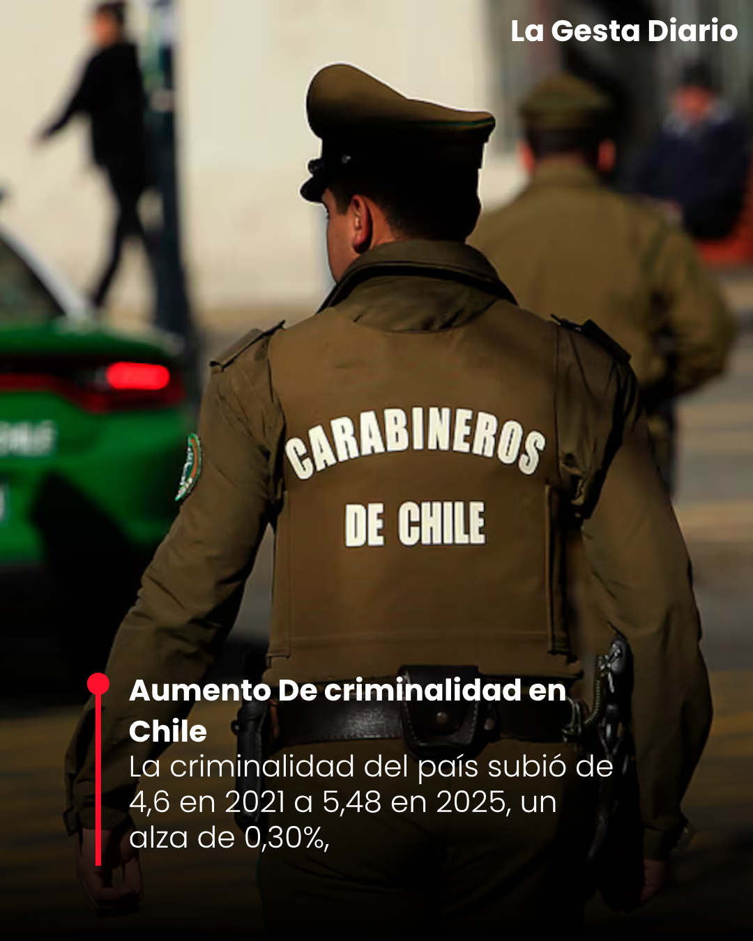 Aumento De criminalidad en Chile