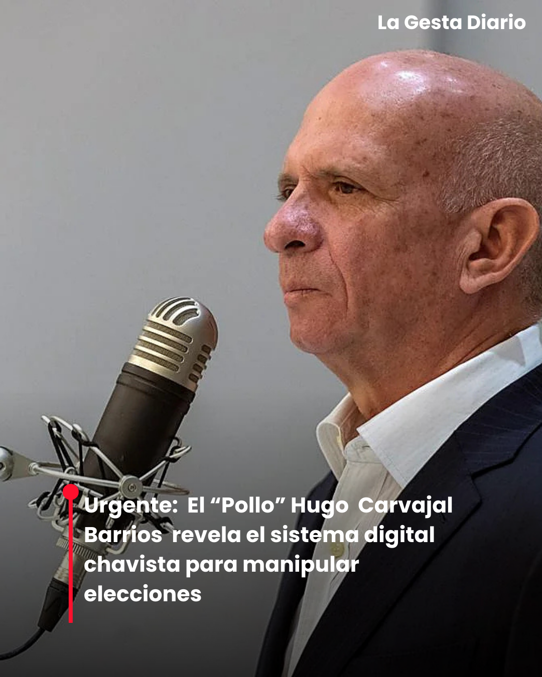 Urgente: El “Pollo” Hugo Carvajal&hellip;