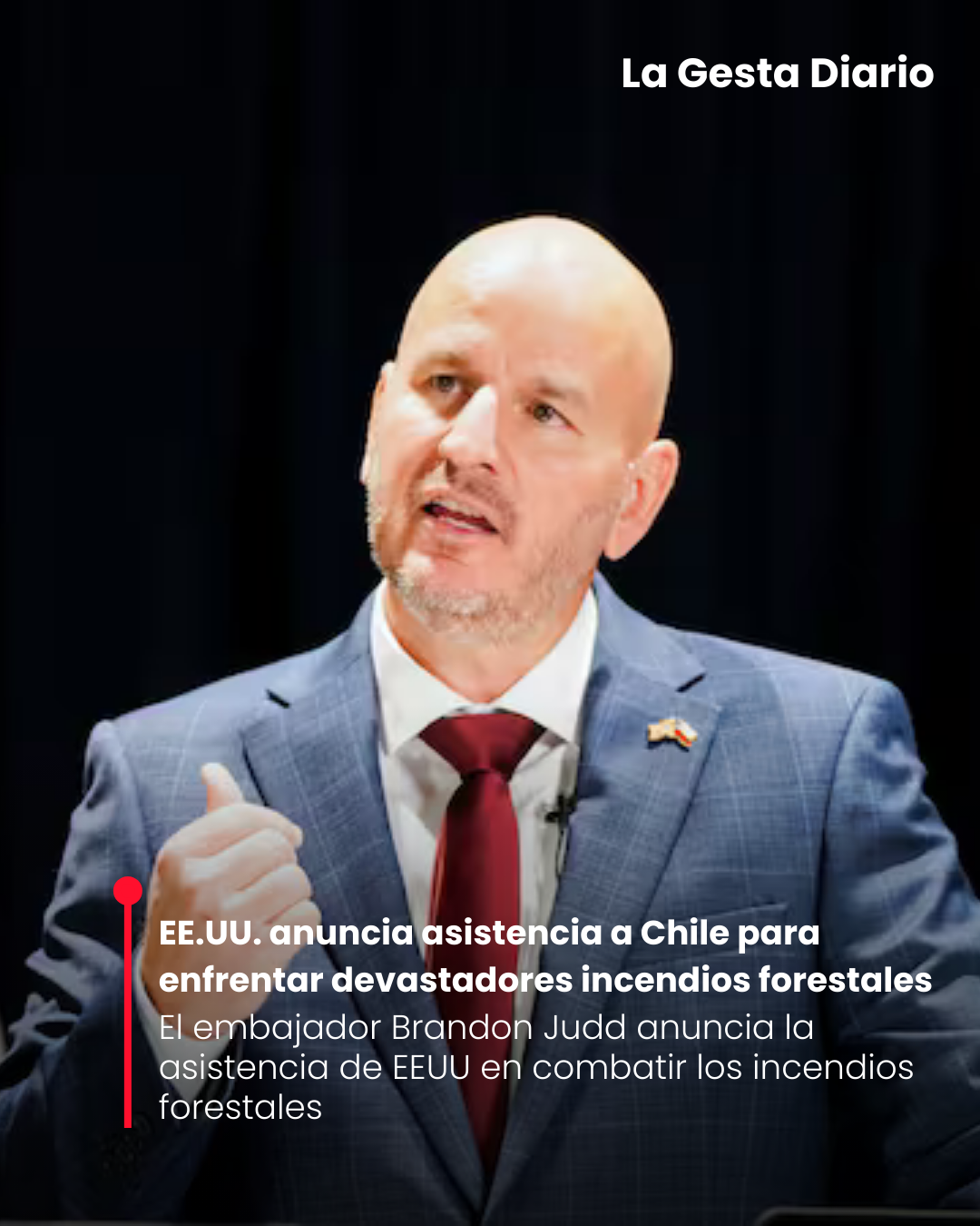 EE.UU. anuncia asistencia a Chile para enfrentar devastadores incendios forestales