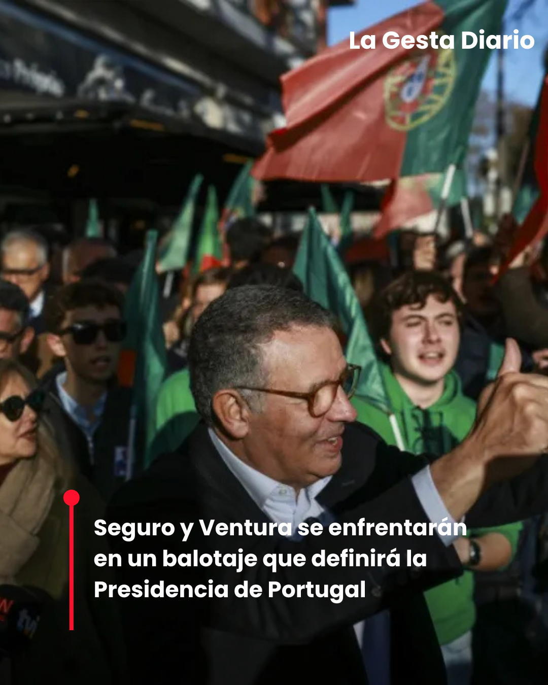 Seguro y Ventura se enfrentarán en un balotaje que definirá la Presidencia de Portugal