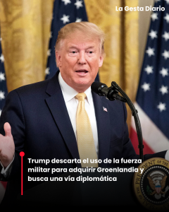 Trump descarta el uso de la fuerza militar&hellip;