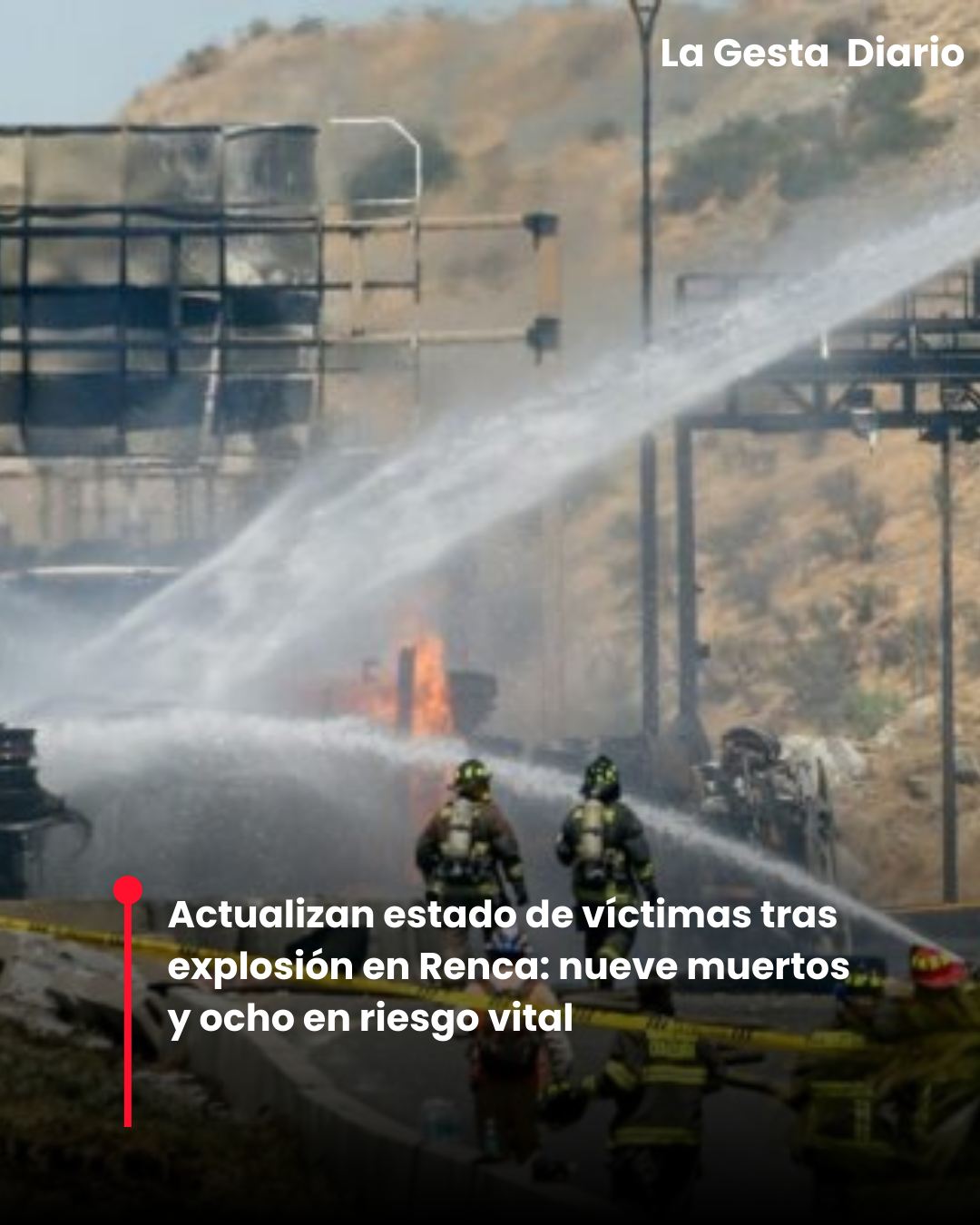 Actualizan estado de víctimas tras explosión en Renca: nueve muertos y ocho en riesgo vital