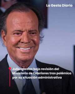 Julio Iglesias bajo revisión del Ministerio de Exteriores&hellip;