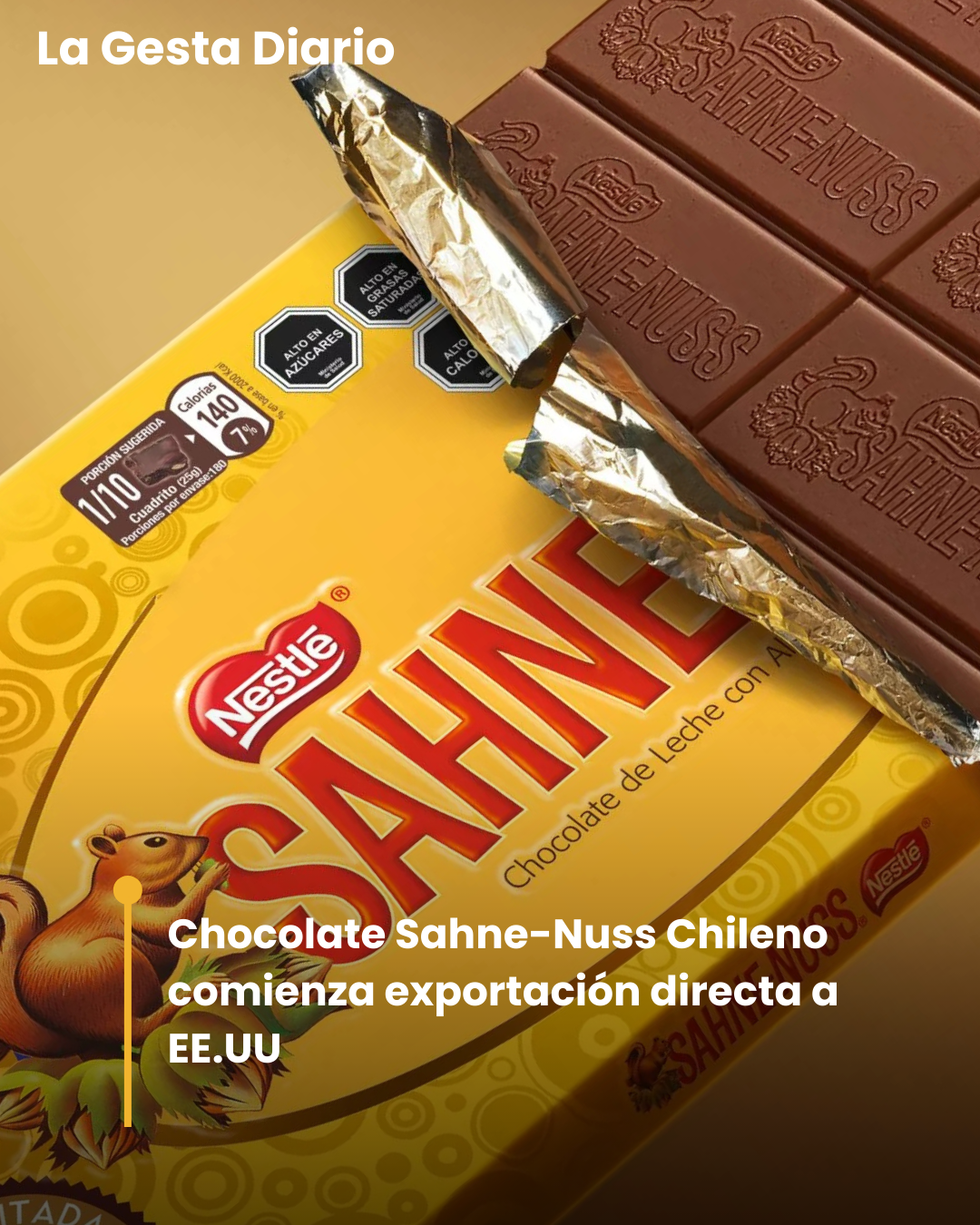 Chocolate Sahne-Nuss comienza exportación directa&hellip;