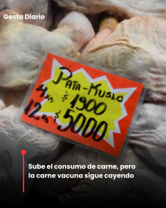 Sube el consumo de carne, pero la carne&hellip;