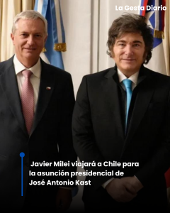 Javier Milei asistirá a la ceremonia de asunción&hellip;