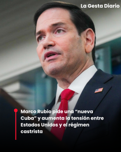 Marco Rubio pide una “nueva Cuba” y aumenta&hellip;