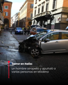 Terror en Italia: un hombre atropelló y apuñaló&hellip;
