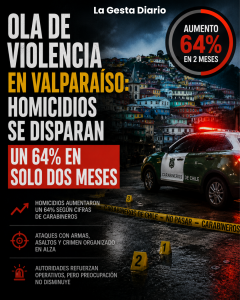 Ola de violencia en Valparaíso: homicidios se disparan&hellip;