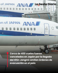 Cerca de 400 vuelos fueron cancelados en Japón&hellip;