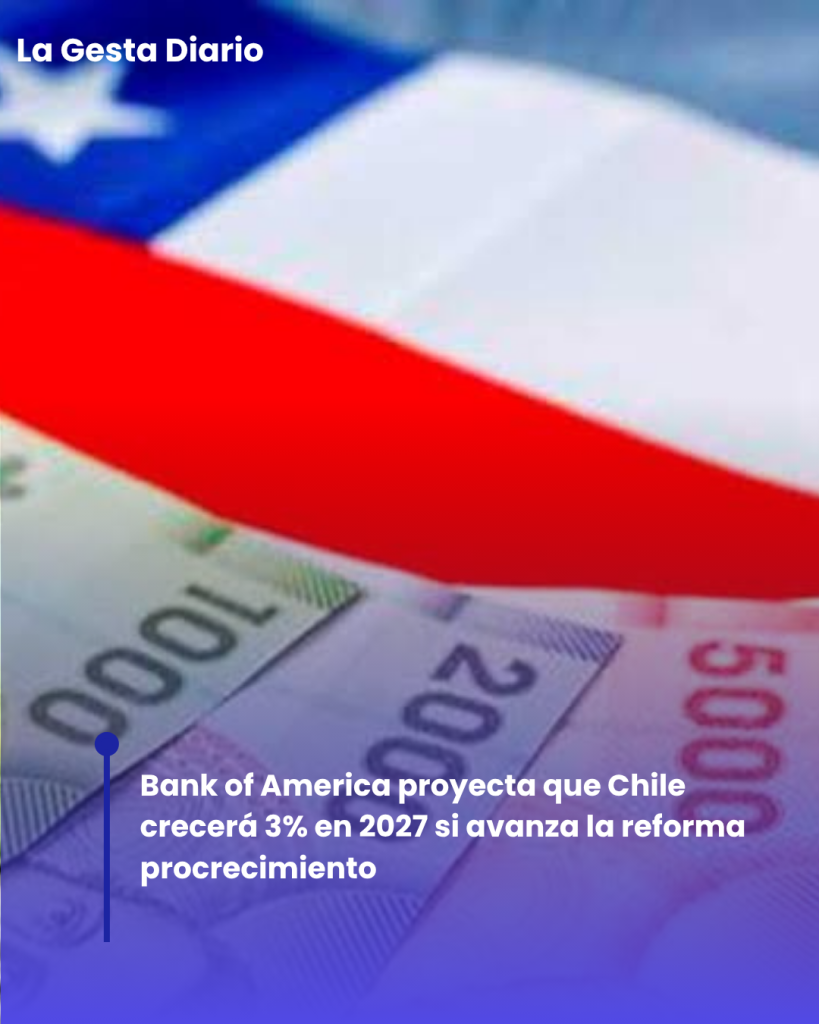 Bank of America proyecta que Chile crecerá 3%&hellip;