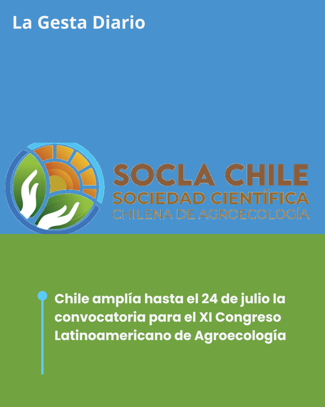 Chile amplía hasta el 24 de julio la convocatoria para el XI Congreso Latinoamericano de Agroecología
