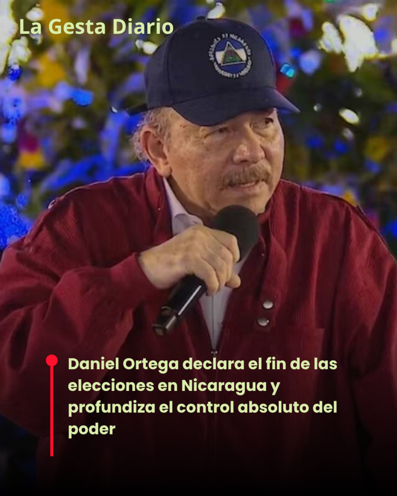 Daniel Ortega declara el fin de las elecciones en Nicaragua y profundiza el control absoluto del poder