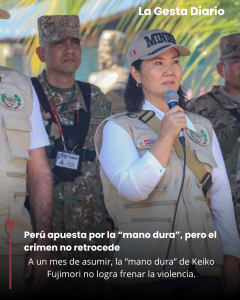Perú apuesta por la “mano dura”, pero el&hellip;