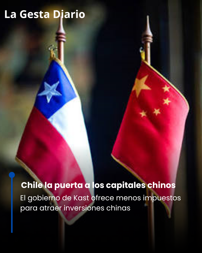 Chile ofrece menos impuestos y permisos más rápidos para atraer inversiones chinas