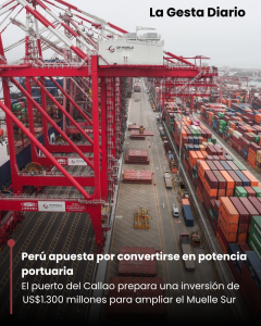 Perú apuesta por convertirse en potencia portuaria