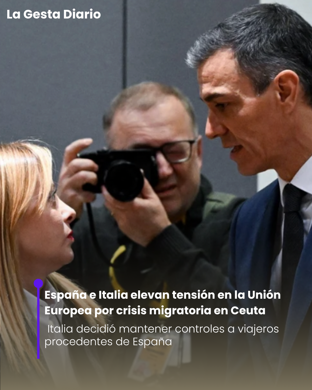 España e Italia elevan tensión en la Unión Europea por crisis migratoria en Ceuta