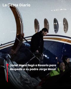 Lionel Messi llegó a Rosario para despedir a&hellip;