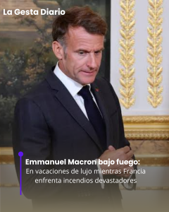 Macron bajo fuego: vacaciones de lujo mientras Francia&hellip;