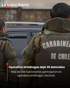 Masivo operativo antidrogas desde Antofagasta hasta Aysén deja&hellip;