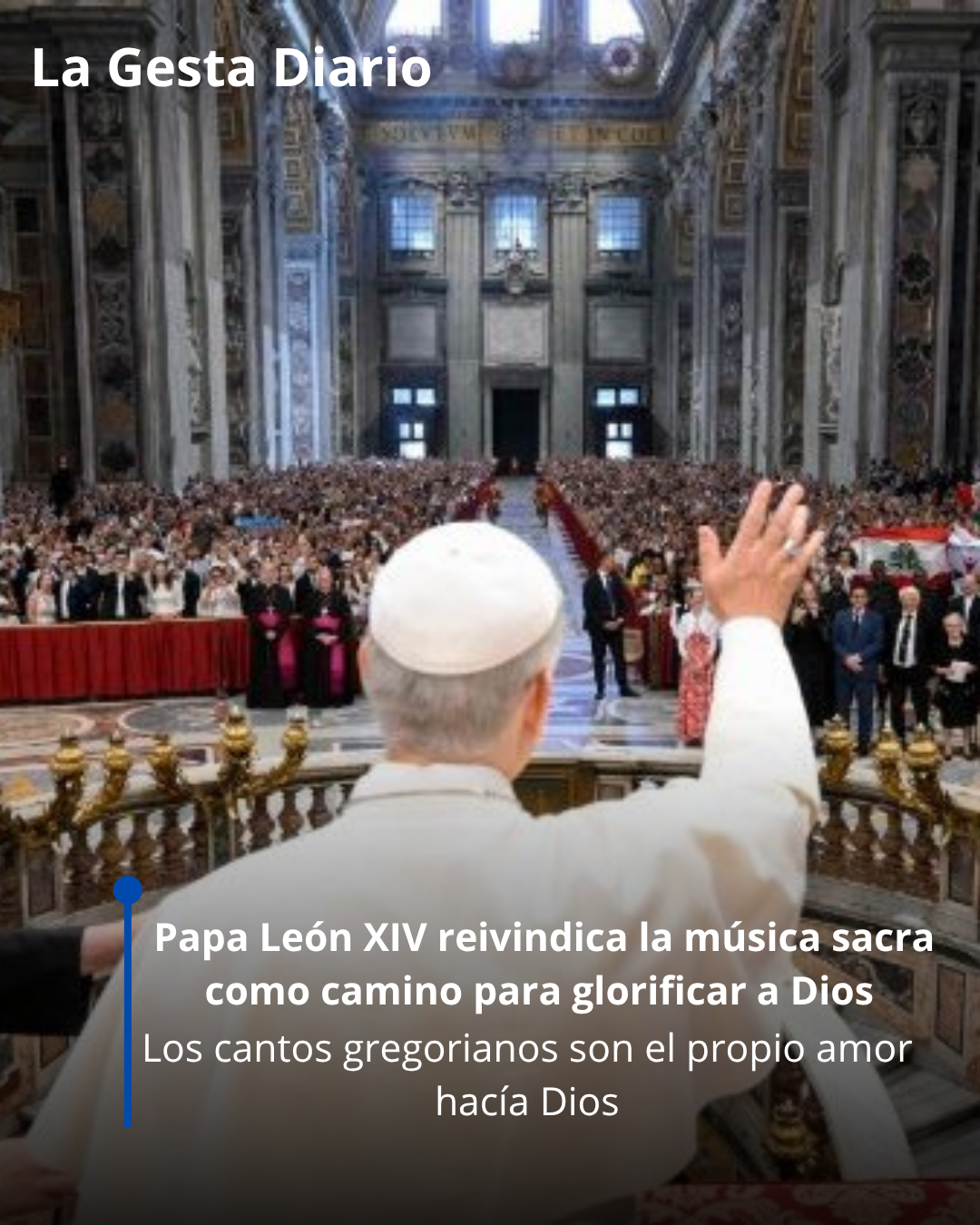 Papa León XIV reivindica la música sacra como camino para glorificar a Dios y fortalecer la fe