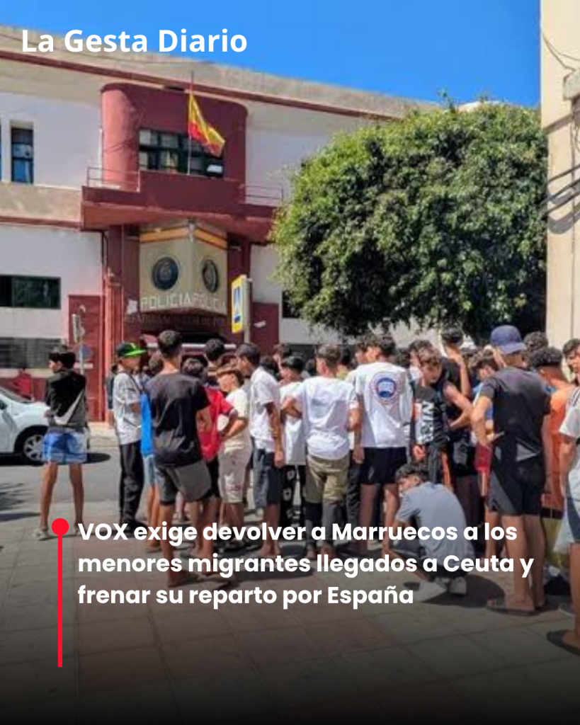 VOX exige devolver a Marruecos a los menores migrantes llegados a Ceuta y frenar su reparto por España