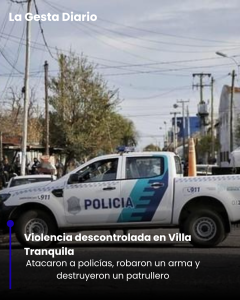 Violencia descontrolada contra la Policía en Avellaneda
