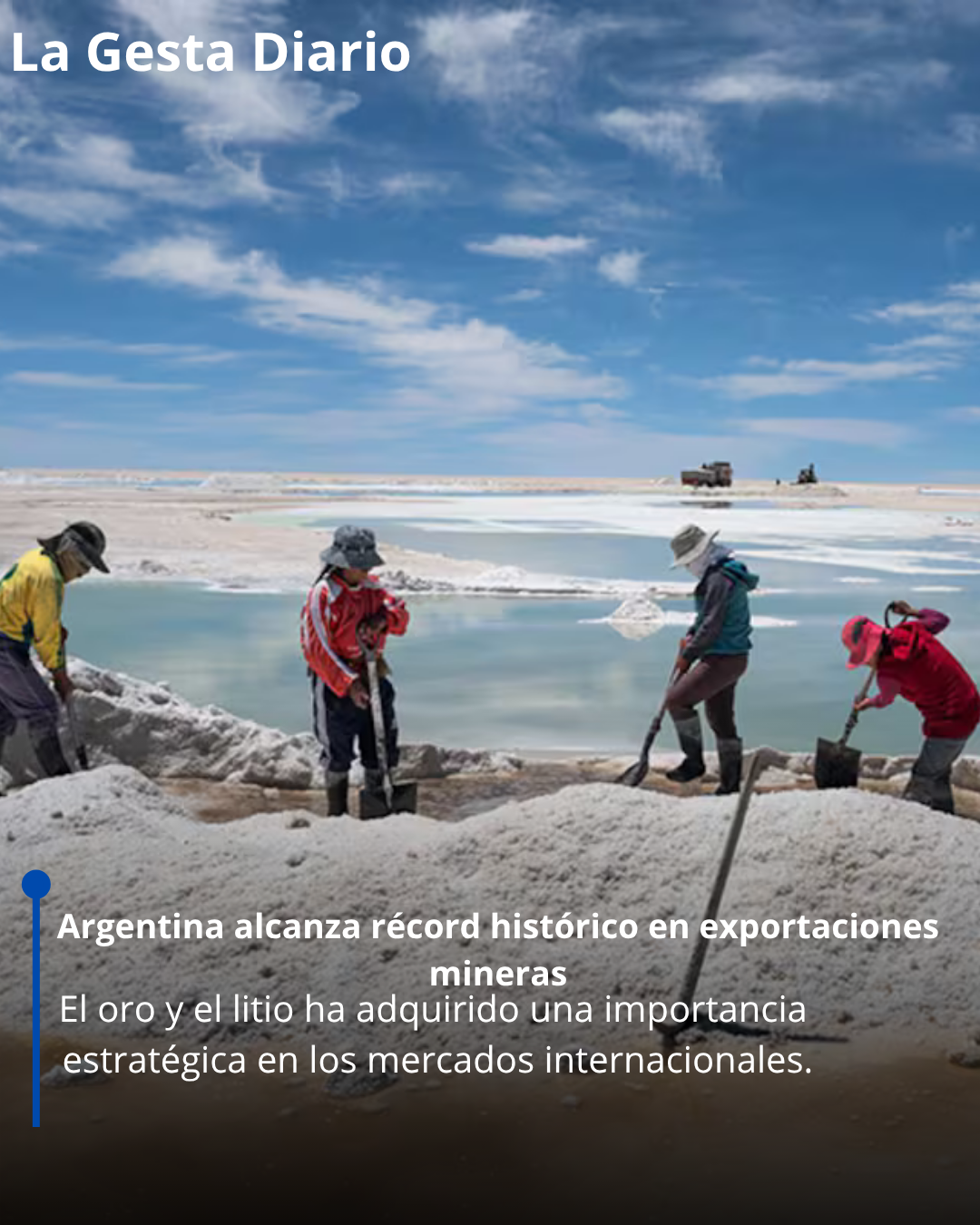 Argentina alcanza récord histórico en exportaciones mineras con crecimiento del 74,4%