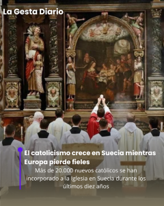 El catolicismo crece en Suecia mientras Europa pierde&hellip;